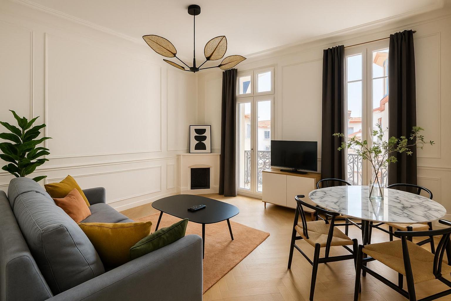 Newly Renovated Apartment With Balcony, Ac, Fiber Internet Monte Carlo Exterior photo